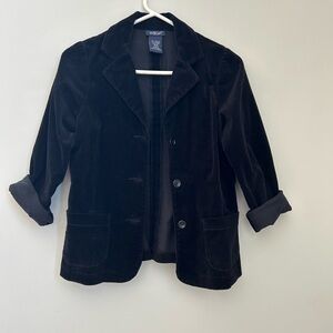 Women's Black Velvet Jacket